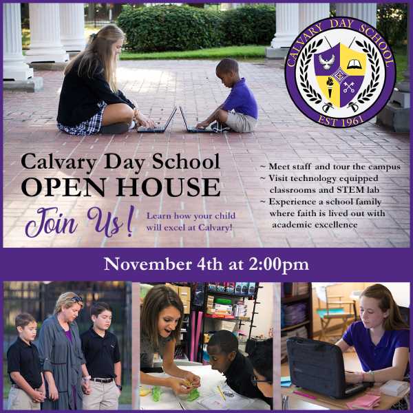 calvary school savannah open house private schools 