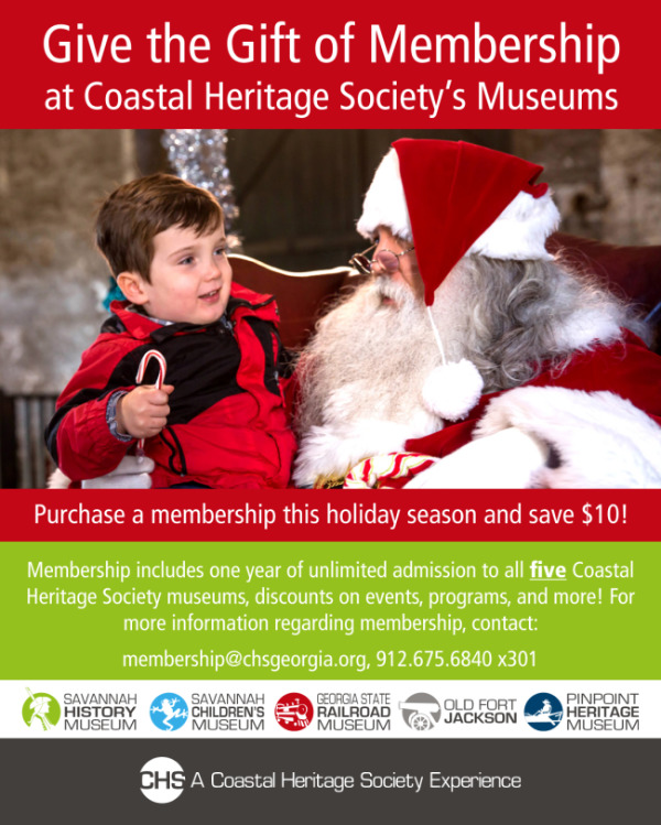 Coastal Heritage Society membership Savannah museums 