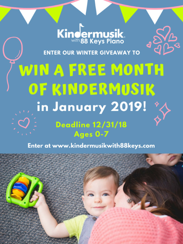 Kindermusik Savannah giveaway 2018 toddlers preschoolers 