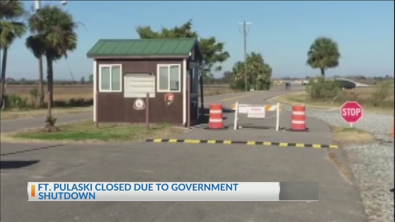 Fort Pulaski National Monument Savannah government shutdown closed 