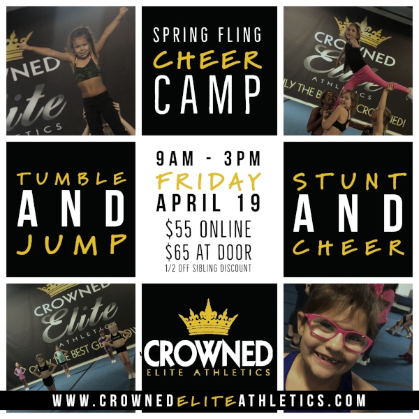 Crowned Elite Athletics Savannah Good Friday Tumbling Camp 2019 Easter 