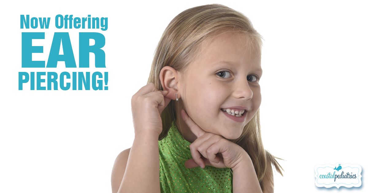 ear piercing Savannah Coastal Pediatrics 