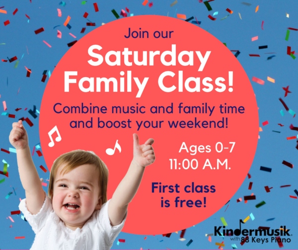 Saturday Family Kindermusik Savannah classes 2019 toddlers 