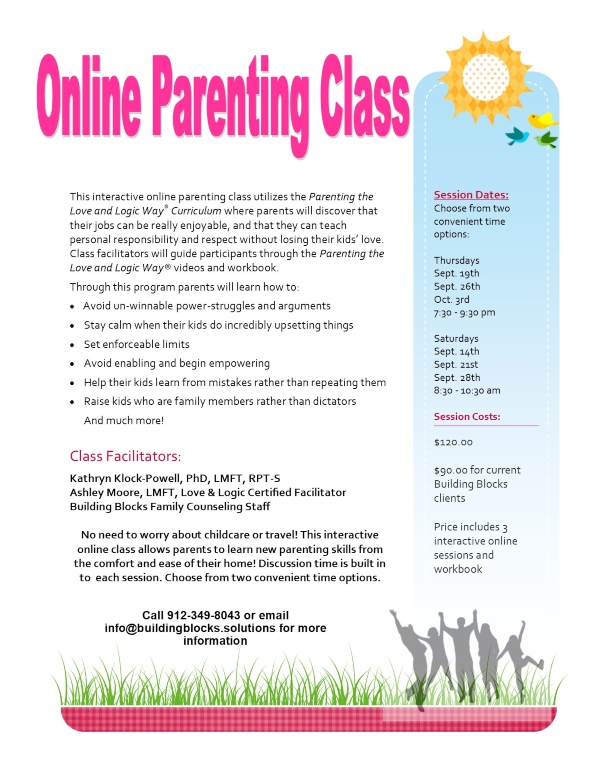 Parenting Class Online Savannah Chatham County Effingham County