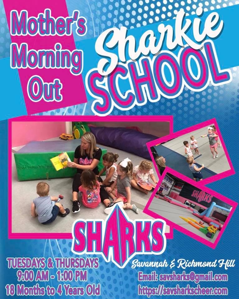 savannah sharks mother's morning out childcare preschool 