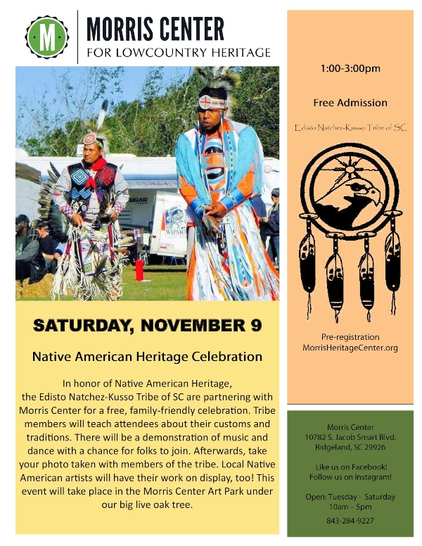 Native American Celebration Ridgeland SC Morris Center Hardeeville 