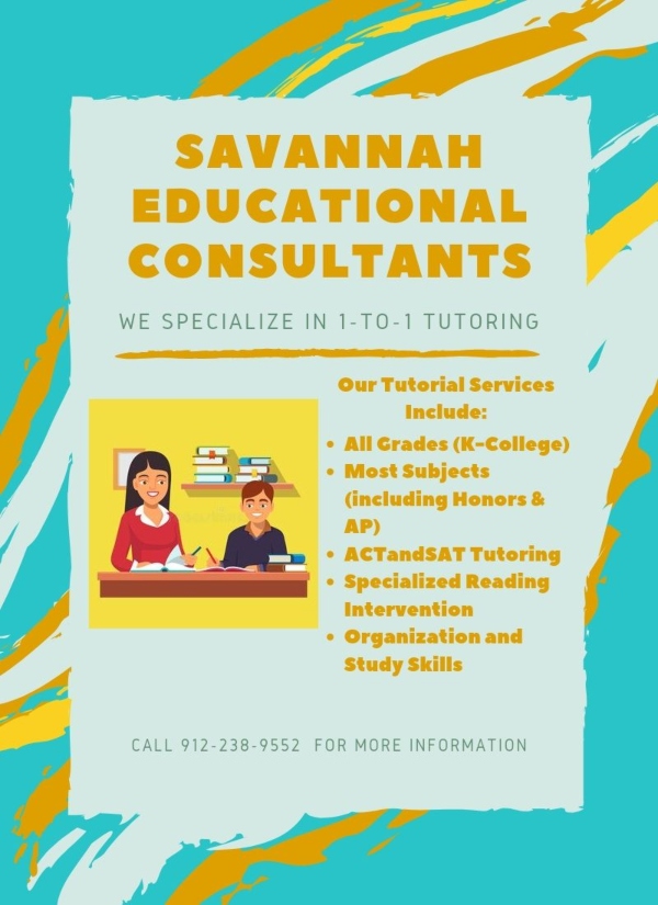 Savannah Educational Consultants tutoring college counseling autism homeschool 