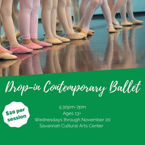 Ballet classes Savannah Cultural Arts Center Chatham County kids 