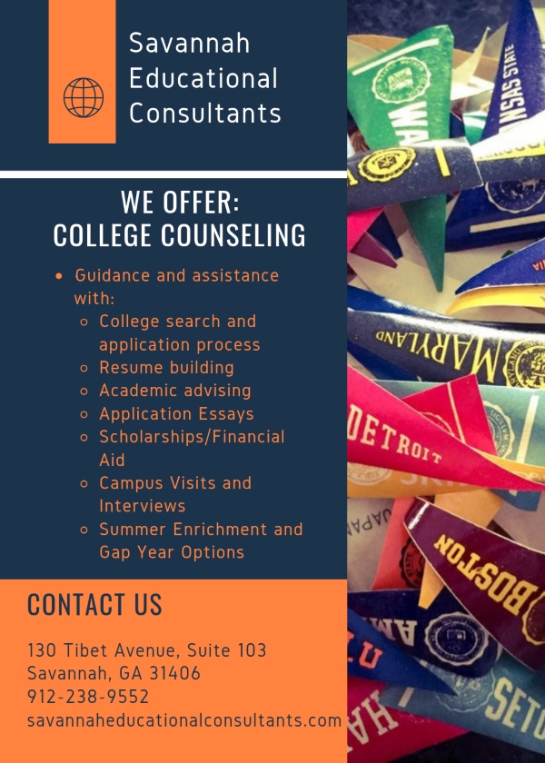 Savannah Educational Consultants college tutoring SAT PSAT 