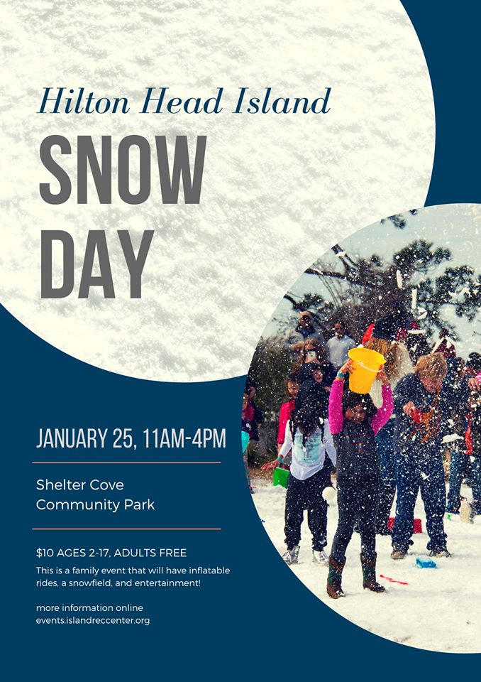 FREE Hilton Head Snow Day 2020 Savannah 
