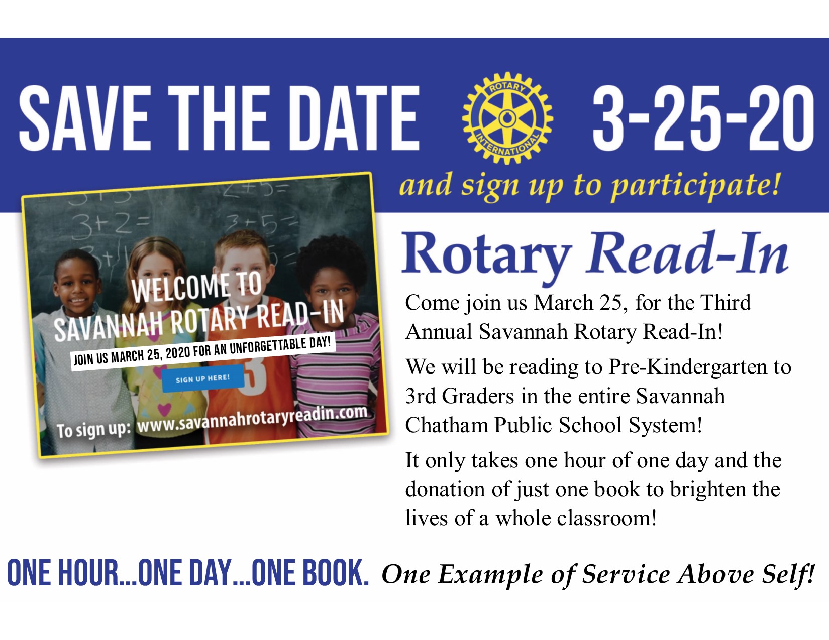 Savannah Rotary Read-In 2020