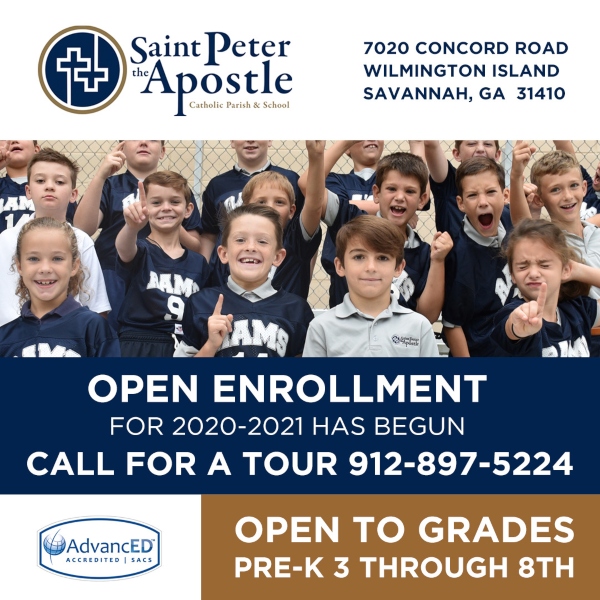 Saint Peter Apostle School Savannah Catholic Private Wilmington Island 