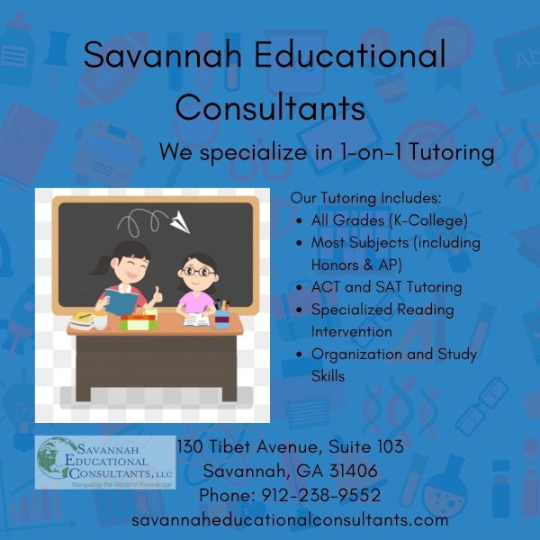 Savannah Educational Consultants tutoring 