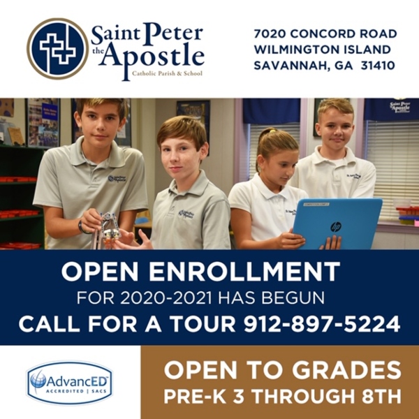 St Peter Apostle School Savannah Wilmington Island PreK 