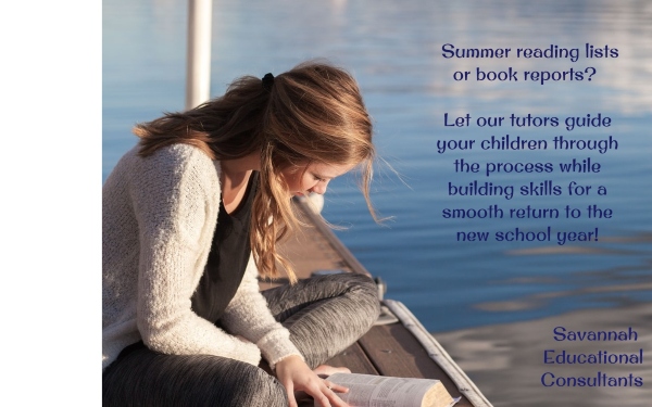 Summer Reading Savannah Educational Consultants tutoring 