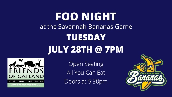 FOO night Oatland Island Savannah Bananas 