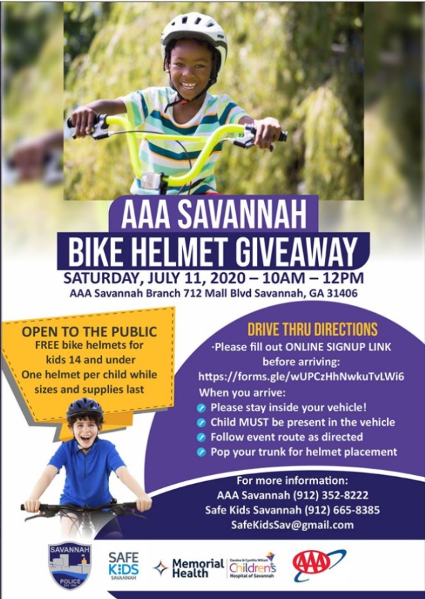 Southern Mamas Blog Archive Free bike helmets for kids in Savannah