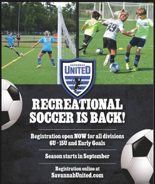 recreational soccer savannah fall 2020 chatham county wilmington Island 