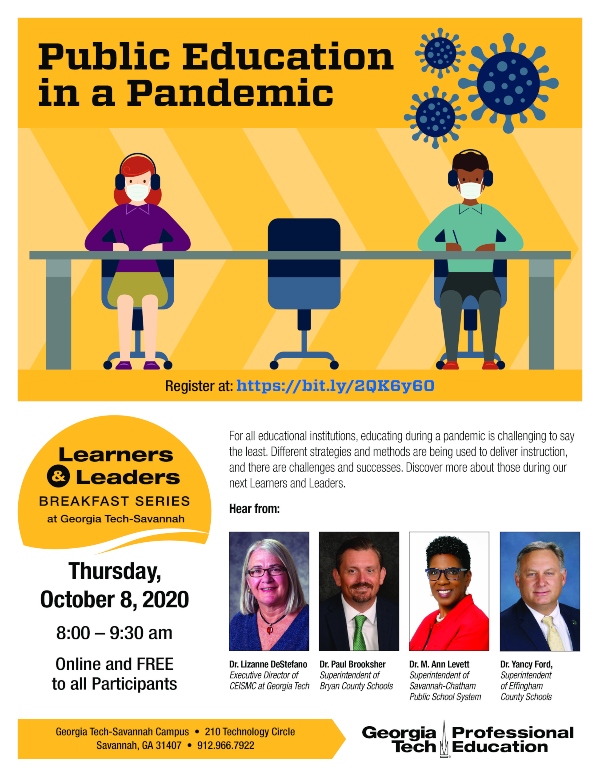Georgia Tech Savannah FREE public education pandemic