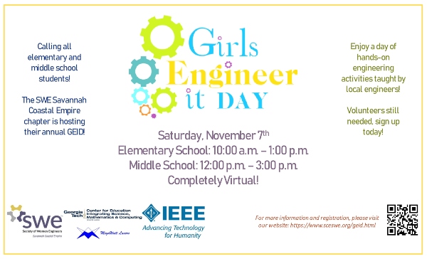 Girls Engineer It Day 2020 Savannah Chatham County virtual 