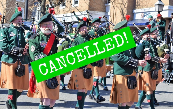 St. Patrick's Day Cancelled 2021 Savannah Chatham County COVID 