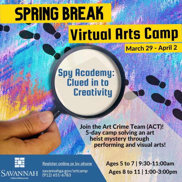 Spring Break Art Camp Savannah Cultural Arts Center