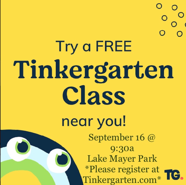 free kids events Savannah Tinkergarten Lake Mayer 2021 Chatham County 