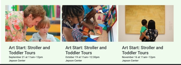 Art Start Stroller Toddler Tours Savannah Jepson Telfair 