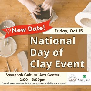 Day of Clay Savannah Cultural Arts Center October 2021 free events 