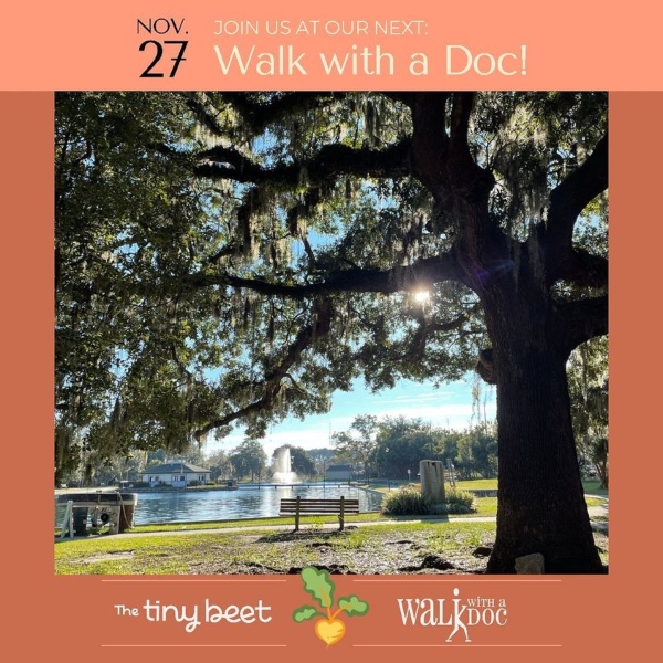 Walk with a Doc Tiny Beet Savannah pediatricians 