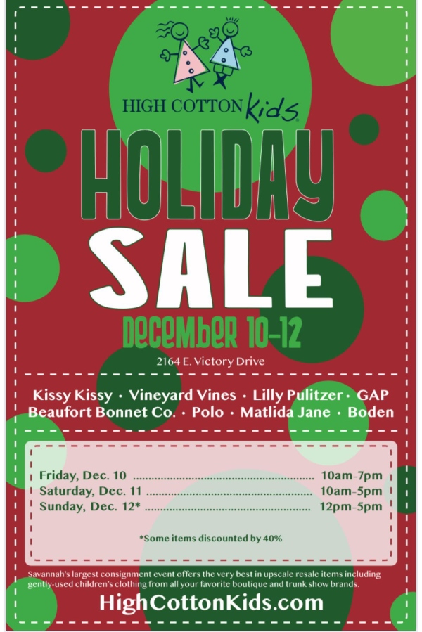 Holiday Consignment Sale High Cotton Kids 
