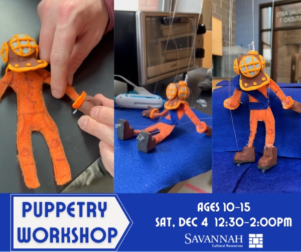 Savannah puppet workshop 2021 Christmas 