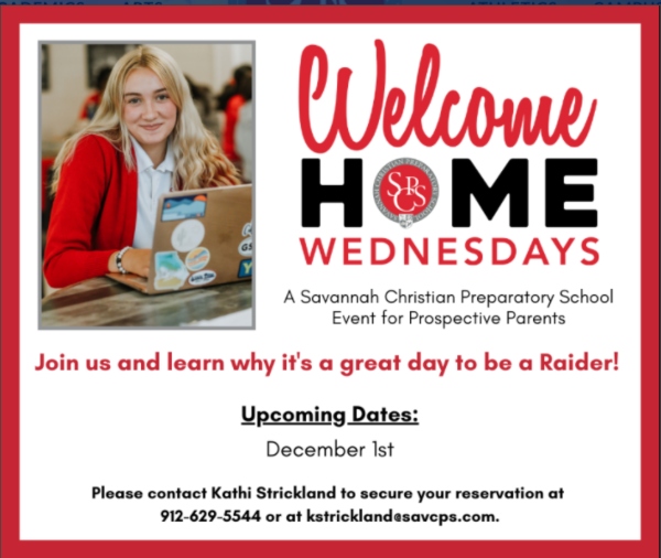 Welcome Home Wednesdays Savannah schools Christian Preparatory School SCPS private preK