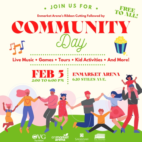 Free Community Day Savannah Enmarket Arena 