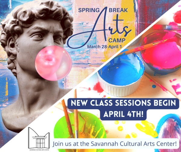Spring Break camps 2022 Savannah Pooler kids art classes music lessons 