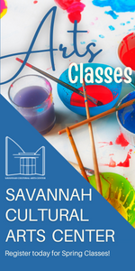 Savannah Cultural Arts Center classes youth clay musical instrument painting 