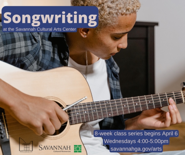 songwriting classes drumming Savannah Cultural Arts Center 