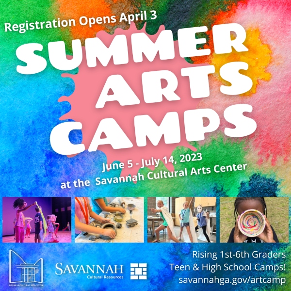 arts camps Savannah Cultural Arts Center City Savannah 