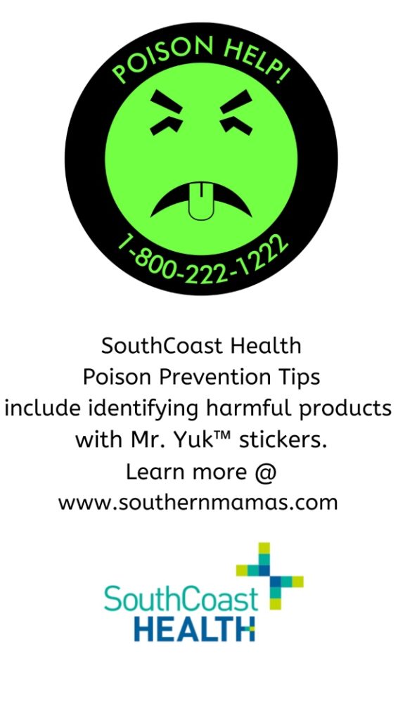 SouthCoast Health Poison Prevention Tips SouthernMamas.com 